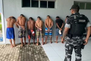 Operação da PM prende oito suspeitos de envolvimento em organização criminosa no Piauí