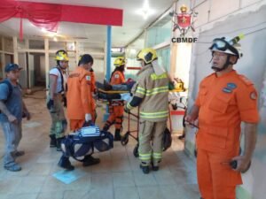 Homem sofre queda ao realizar manutenção em telhado na Asa Sul