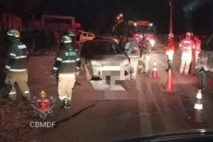 Dois acidentes nas rodovias do DF resultam em mortes durante a noite de sábado